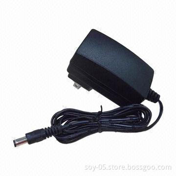 12V/1A 12W Wall Mount AC/DC Adapter with UL Plug, Available for LED TVs, STB and iPad